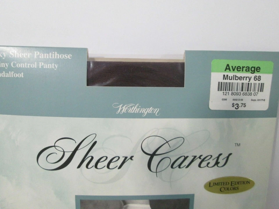 Worthington Sheer Caress Pantyhose Satiny Control Top Size Average Various Color - Изображение 4 из 4