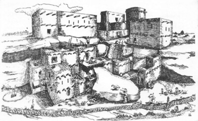 Ut Hovenweep National Monument Castle Artist's Concept