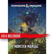 D D Monster Manual 2024 Dungeons and Dragons Book 2024 New Edition