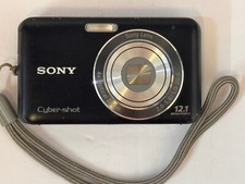Sony Cybershot DSC-W310 12.1MP Black Tested  workin camera Charger Battery bag