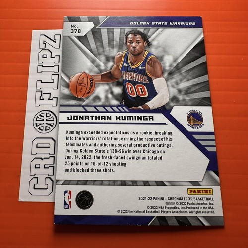2021-22 Panini Chronicles Jonathan Kuminga Green #378 - Picture 2 of 2