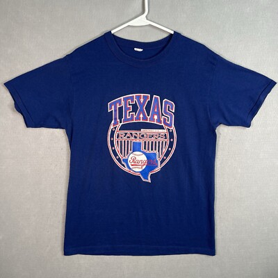 Vintage 90s Champion Texas Rangers MLB T Shirt Adult Medium