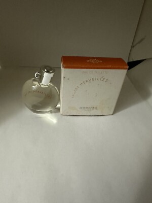 Hermes Eau Des Merveilles MINI Splash 0.25oz 7.5ml Travel Size Women's Perfume E