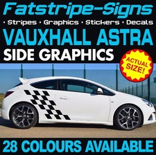 to fit VAUXHALL ASTRA GRAPHICS STICKERS STRIPES DECALS VXR MK3 MK4 MK5 MK6 MK7