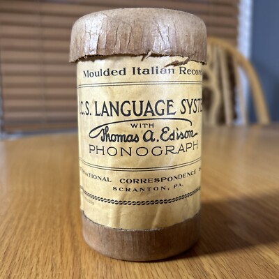 Edison Cylinder Record ICS Italian Language Record No 13 International Correspon