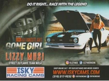 2021 Lizzy Musi ISKY Racing Cams '68 Chevy Camaro PRI Street Outlaws Hero Card