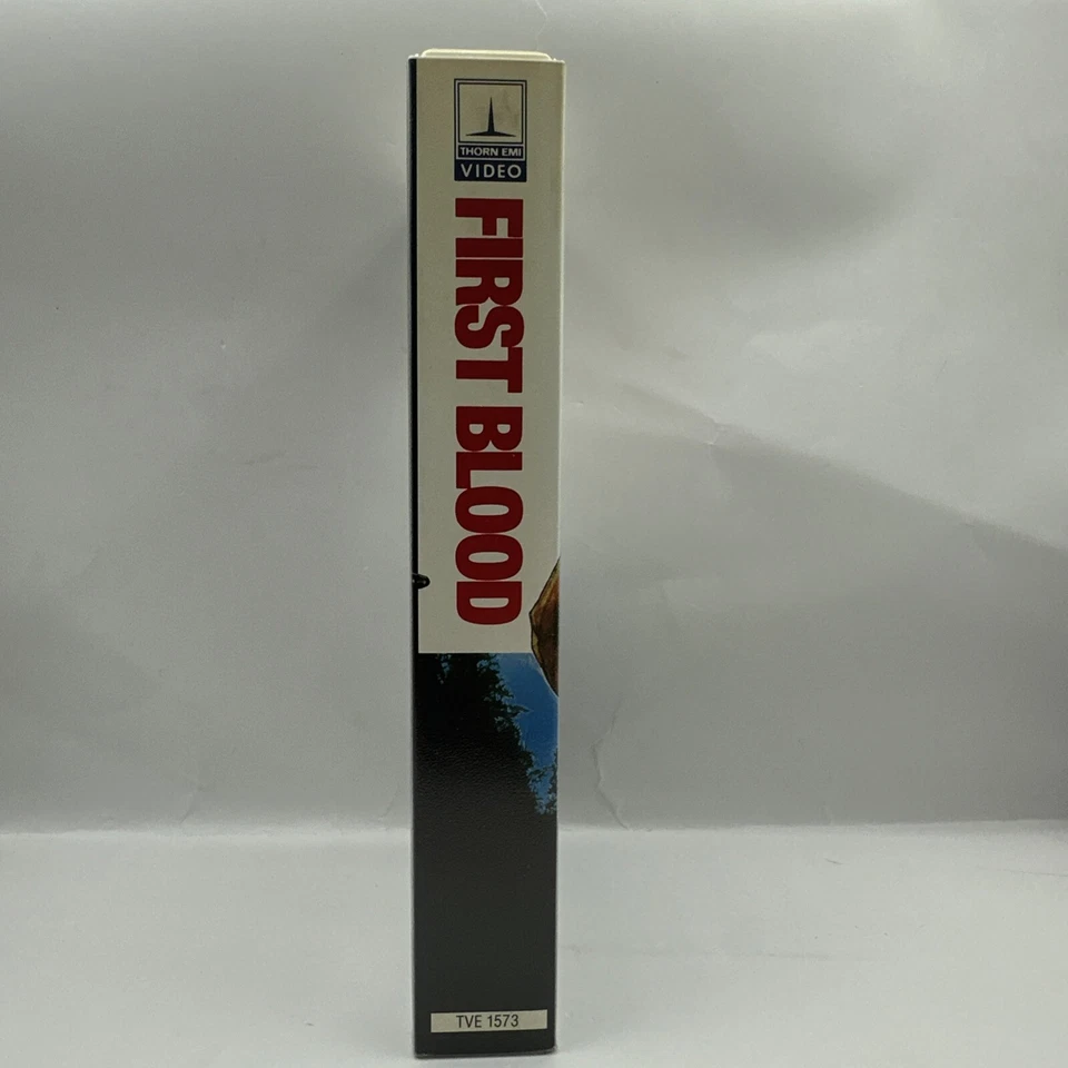 First Blood (VHS) Thorn EMI 1982 Rambo Sylvester Stallone Clamshell RARE VG - Image 2 of 4