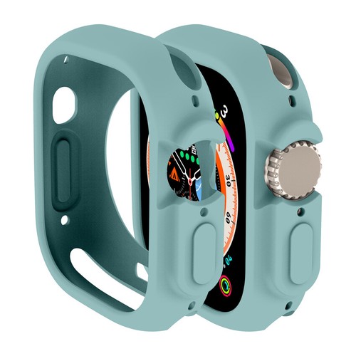 Do Apple Watch Ultra2 Ultra 49mm Soft Candy TPU Shell Rama Case Bumper Cover - Zdjęcie 28 z 29