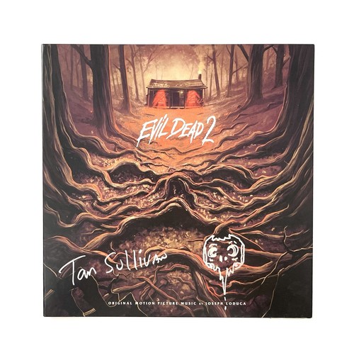 Evil Dead 2 Signed 30th Anniversary Waxwork Vinyl Soundtrack Tom Sullivan JSA - Picture 2 of 8