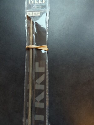 Lykke Driftwood 10  Knitting Straight Needles New Size Us 10.5 ,6.5mm