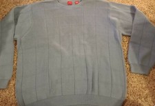 Mens Arrow Brand XL Blue Sweater cb3 