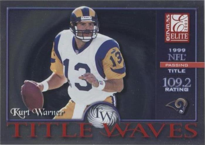 2001 Donruss Elite Kurt Warner #TW-1 - 1 of 2