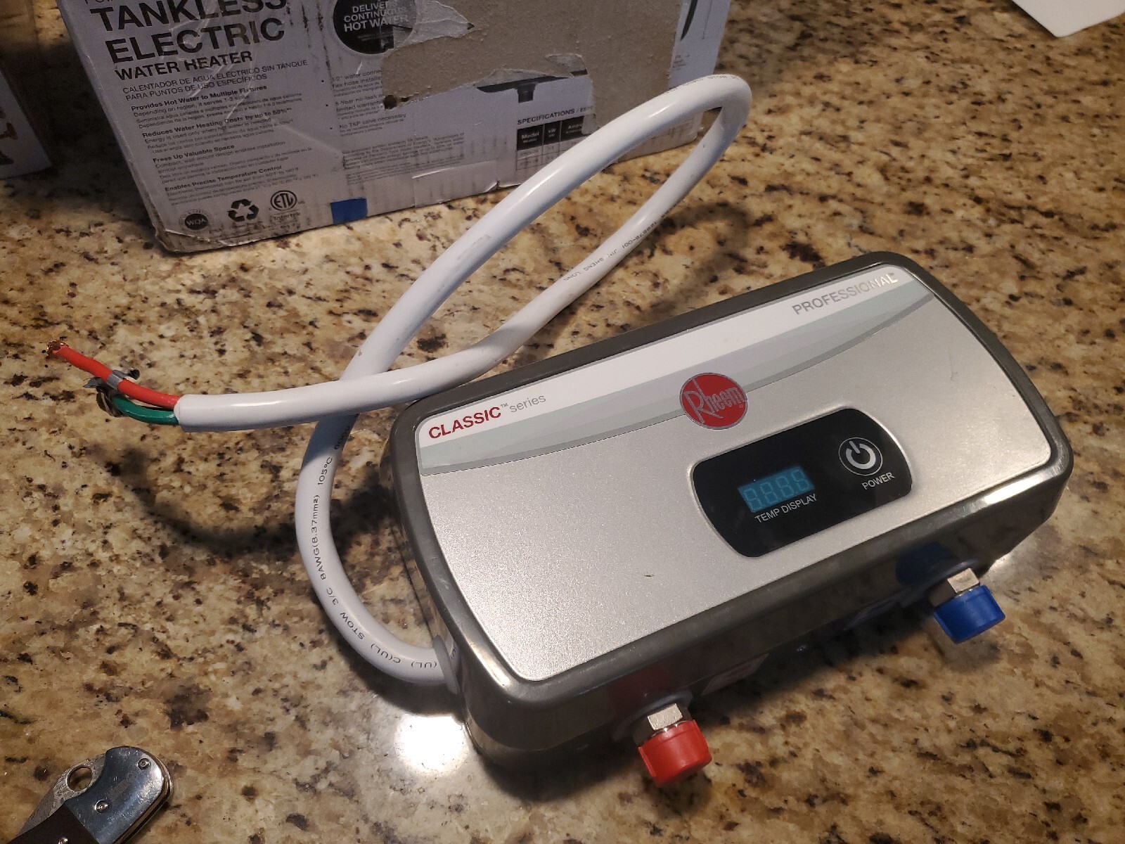 Raheem 3.5kw 120v Point Of Use Tankless Electric Water Heater RTEX-04 | eBay