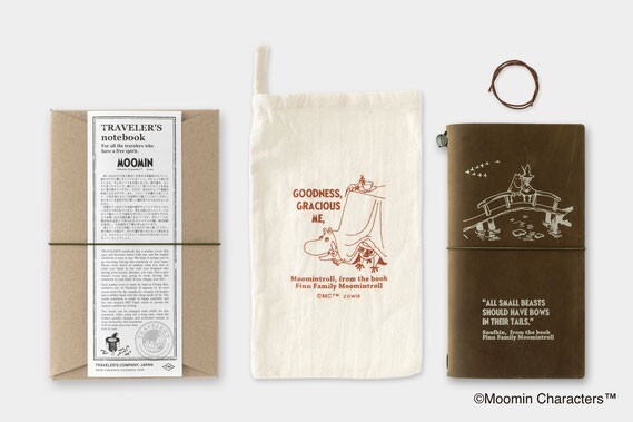 Traveler's Notebook Moomin Collaboration Moomin family Limited Set