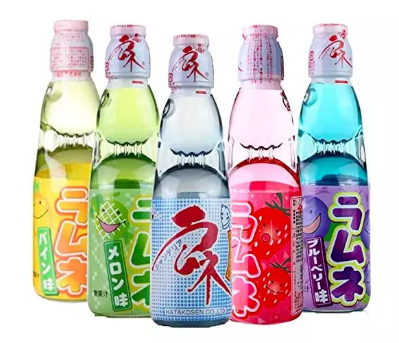 Ramune Japanese Soda Variety 6 Pack-Hata Bin-Iri Multiple Flavors-Japanese | eBay