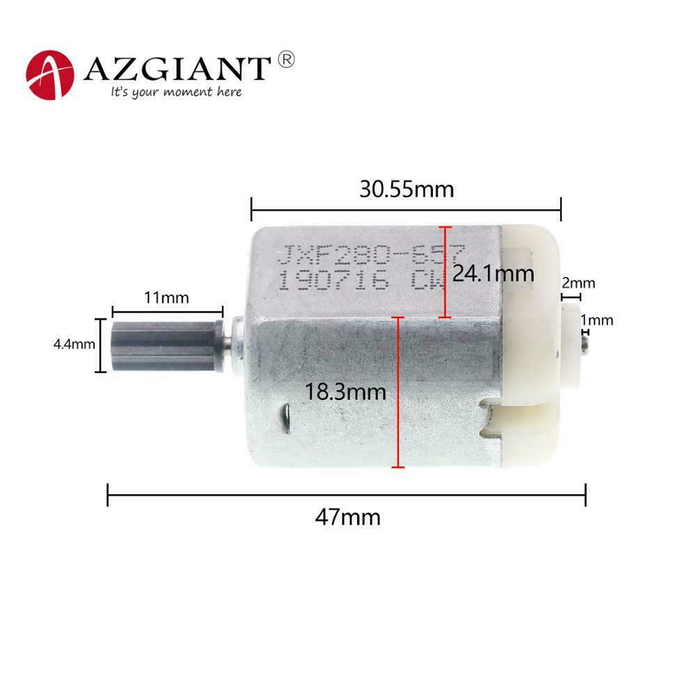 FC-280PC-22125 Car Door Lock Actuator Motor – 12V DC, Round Or D-Flat Shaft, 10mm-20mm Fit 7 thumbnail image