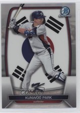 2023 Bowman Chrome WBC Flag Variations Refractor /499 Kunwoo Park #WBC-18 10pz