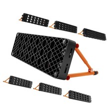 Soccer Rebounder Board, 37.4 x 9.8 in Portable Soccer Rebound Wall, Dual Surface