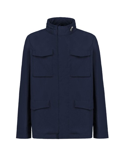 People Of Shibuya Field Jacket Classic Style Men Blue