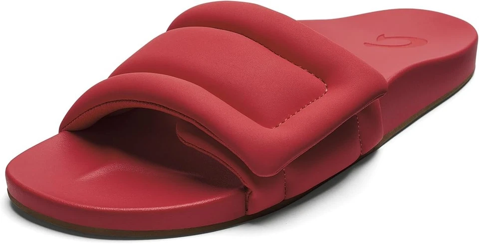 Sandalias Olukai Sunbeam Slide para mujer Lehua soporte con flores y arco talla W 10 Foto 4 de 4