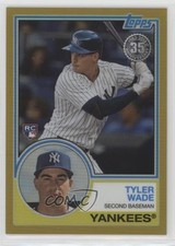 2018 Topps Silver Pack 1983 Design Chrome Series 2 Gold 31/50 Tyler Wade #97 0a2