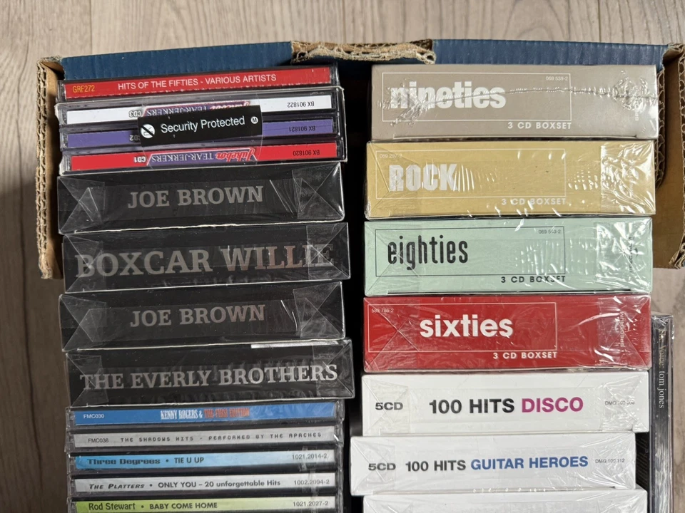 80 x CDS NEW & SEALED JOB LOT / BUNDLE Mixed 60s 70s 80s Rock Rap Compilations - Image 4 of 4