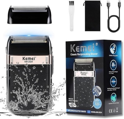 KEMEI 2024 Folienrasierer Herren Elektrorasierer Wiederaufladbar