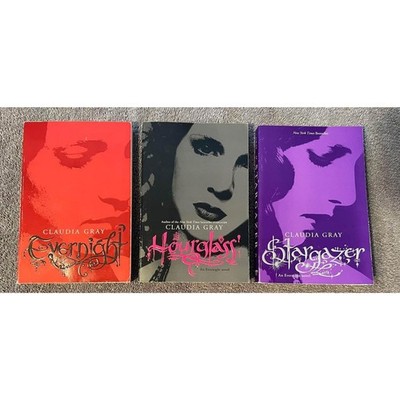 Claudia Gray Evernight  Hourglass stargazer 3 paperback books