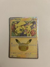 Pikachu 048/128 (26/30) 30th Celebration Pokemon Card Holo NM