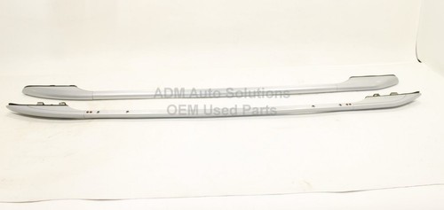 2013-2016 NISSAN PATHFINDER ROOF RACK SIDE RAILS LUGGAGE CARRIER PAIR OEM SILVER