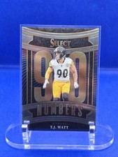 🔥 2025 Panini Select Numbers #18 T.J. Watt Insert Steelers NFL 🔥