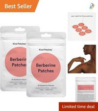 120 Count Berberine  Cinnamon Patches for Daily Vitality - Plant-Based Solution