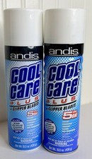 2x ANDIS COOL CARE PLUS SPRAY 5 in 1 Clipper Trimmer Clean lubricated Blades