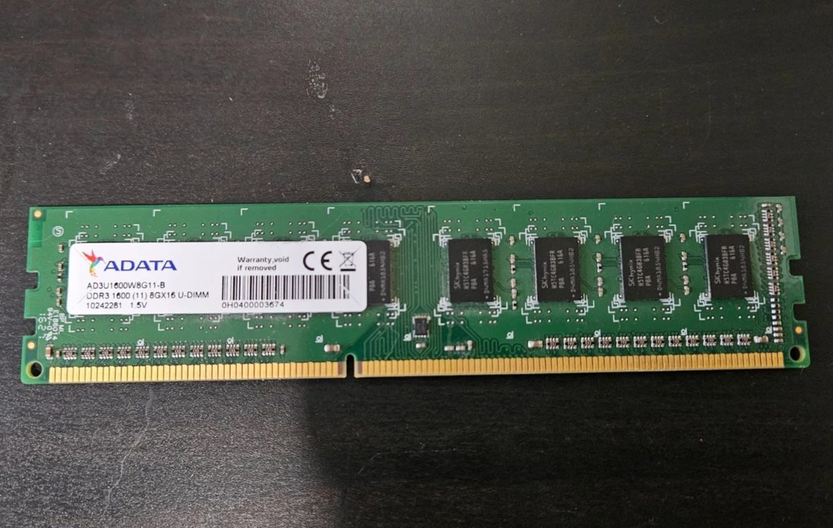 ADATA DDR3 SDRAM Computer Memory (RAM) for sale - eBay