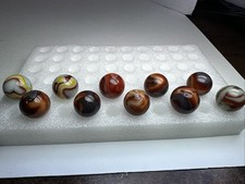 160 Lot of 10 DAS marbles .700-.780