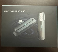 Wireless iPhone Microphone Lavalier Audio Recording Mini Mic - Lightning model