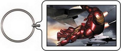 Marvel Comics Iron Man Pilots Lucite CD Visionary Acrylic Keychain K-IRN-0001