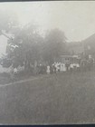 1900s Large Family Reunion Photo Farmhouse Bank Barn Bicycle Horse Mated bc — photo 4