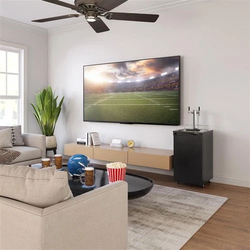 EdgeStar KC2000TWIN 20"W Dual Tap Kegerator for Full Size Kegs - Black - Picture 10 of 11