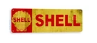 Shell Gas & oil Garage Shop UV Printed High Quality Aluminum Metal Sign 4x12 in