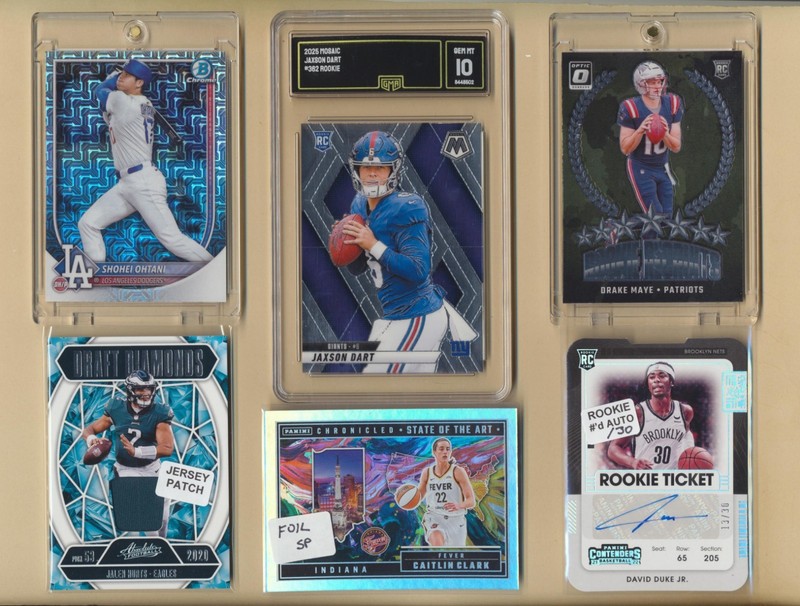 HUGE SPORTS CARD LOT REFRACTOR PRIZM AUTO - Graded GEM 10 RC, NUMBERED - Ohtani