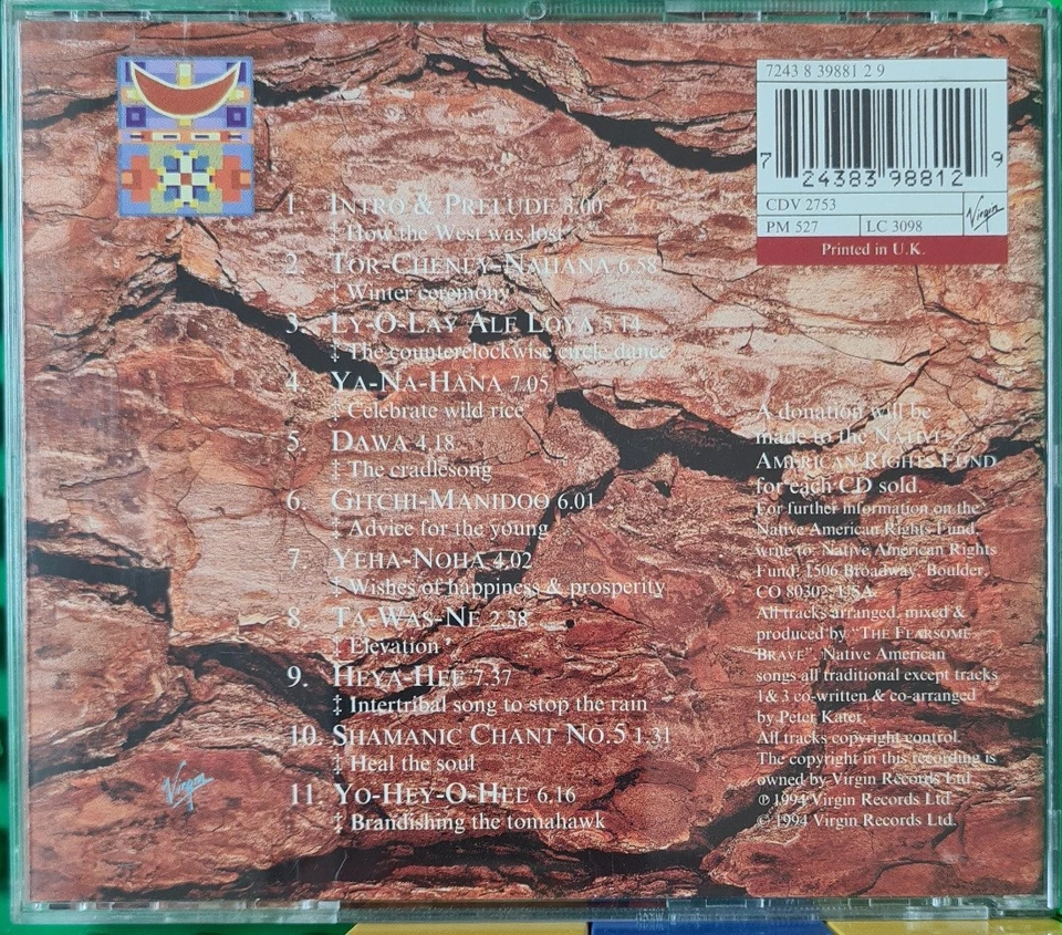 Sacred Spirit - Chants and Dances of The Native Americans - Virgin CD - Bild 2 von 3