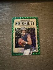 2024 Panini Mosaic - Notoriety Caleb Williams #18 Green Mosaic Prizm (RC) Bears