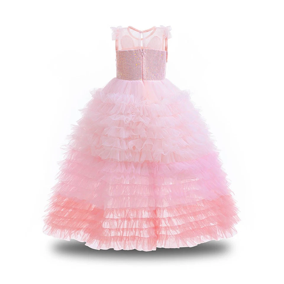 Pagerant Ball Gown Dress Custom Ball Gown Wedding Cosplay Xmas Girls Dresses - Image 2 of 4