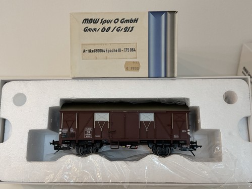 MBW Spur 0 80064 gedeckter Güterwagen der DB | Zustand: Gebraucht