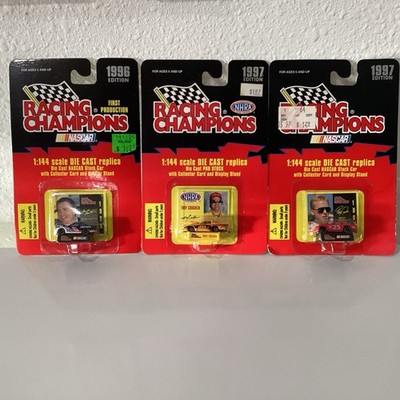 Lot 3 Racing Champions 1:144 Scale Nascar NHRA Cars Craven Martin Coughlin 96 97