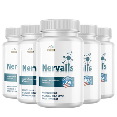 Nervalis- Brain Support- 5 Bottles- 300 Capsules