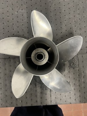 Stainless Steel 48-815760-21  5 Blade Propeller,prop,ESTATE FIND