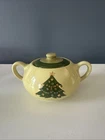 Vintage Stangl Pottery Jewelled Christmas Tree Sugar Bowl w/ Lid – Discontinued