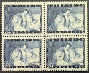 Austria, “Mother & Child“ by Danhauser, MNH, Block Scott #376, Michel #597, F-VF
